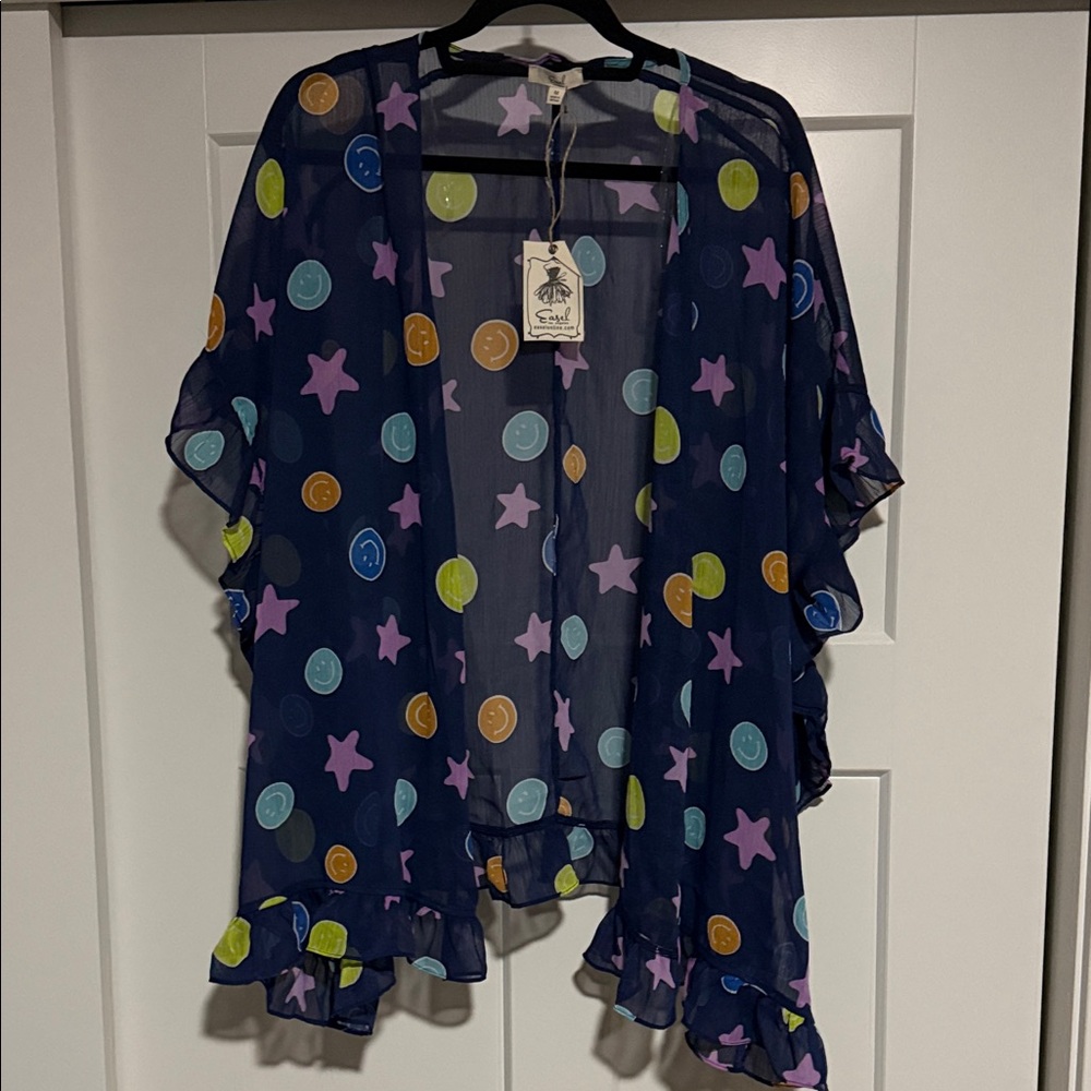 NWT Easel Sheer Kimono